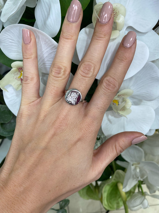 Anello con Bimbo in argento