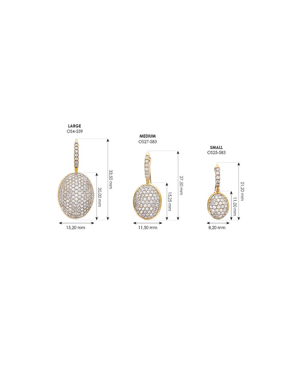 Orecchini Ciliegine Nanis in Oro e Diamanti (medie) – Eleganza Italiana