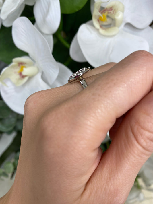 Anello con Bimba in argento