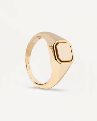 Octet ring stamped