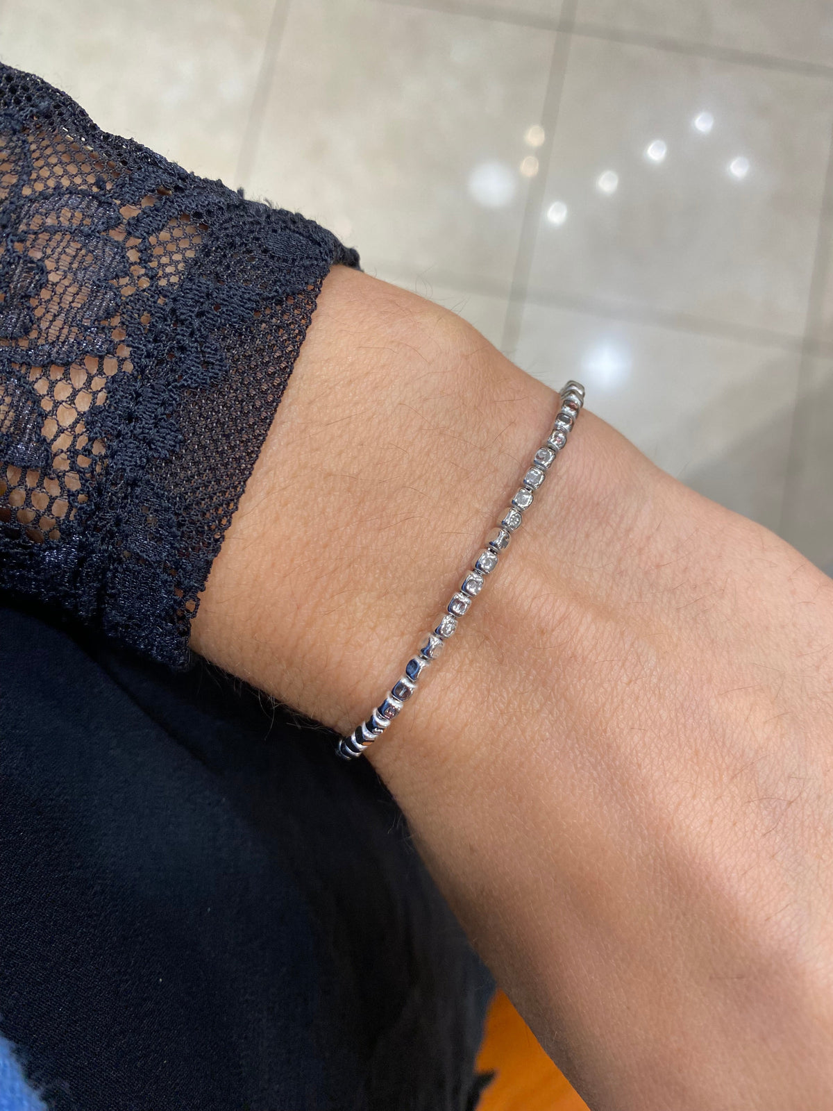 Bracciale DADO MINI in Argento