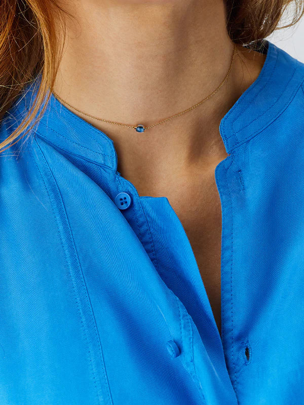 NANIS Chocker Topazio London Blue e Aquamarina