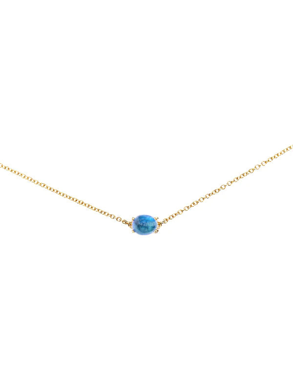 NANIS Chocker Topazio London Blue e Aquamarina