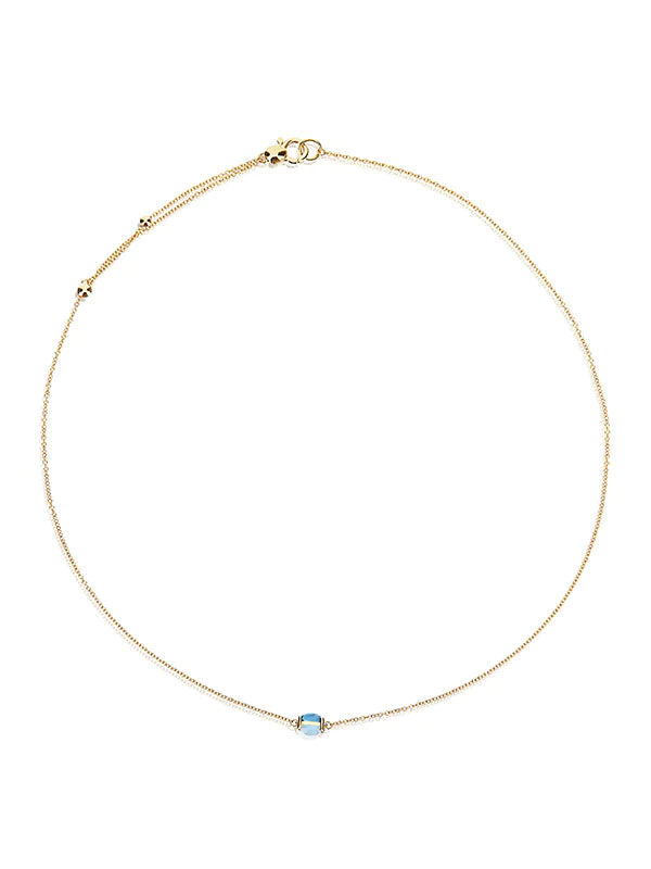 NANIS Chocker Topazio London Blue e Aquamarina