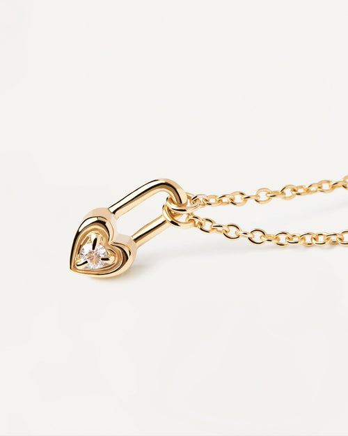 Heart Padlock Necklace 