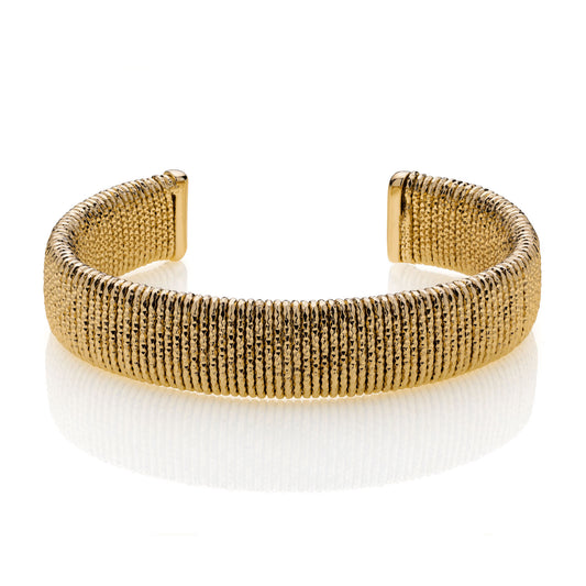 Bracciale in bronzo dorato