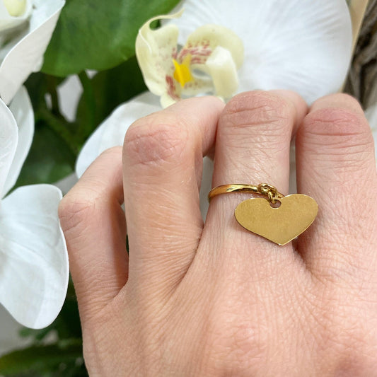 Anello Cuore in Oro 18k